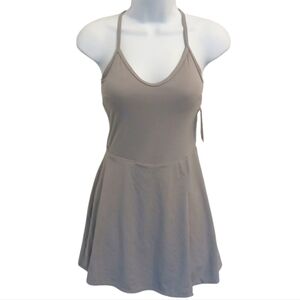 Sleeveless Athletic Dress Skort with Shorts & Pockets Grey XS NWT
